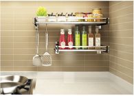 Modern Stainless Steel Rod Wall Hanging Type Stainless Steel Rack For Kitchen Sink