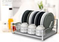 Stylish Modern Streamline Design Dish Drying Shelf Cutlery Storage And Drainboard