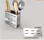 Polished Wall Mounted Kitchen Rack / Chopsticks Case For Chopsticks Spoon And Knife Storage