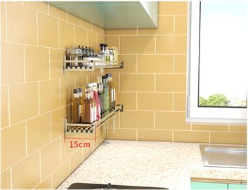 Modern Stainless Steel Rod Wall Hanging Type Stainless Steel Rack For Kitchen Sink