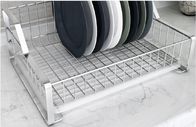 Dish Drying Kitchen Wire Baskets Chrome / Powder Coating Elegant Design