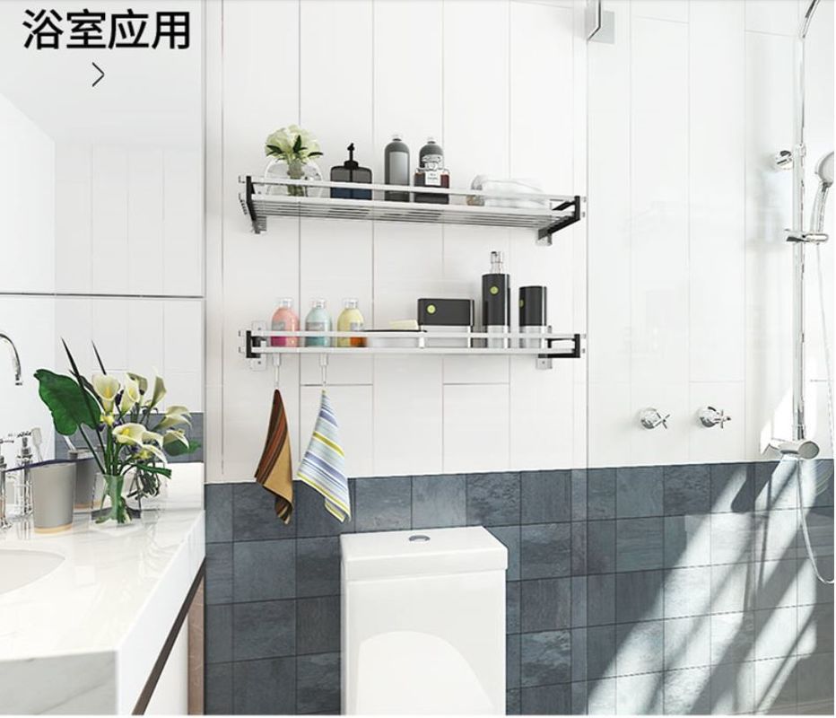 Outstanding Performance Kitchen Wall Rack , Anti Rust Wall Shelves For Dishes